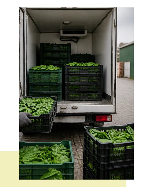 Перевозка шпината в Лесосибирск с сохранением свежести продукции